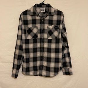 Converse one star button up shirt